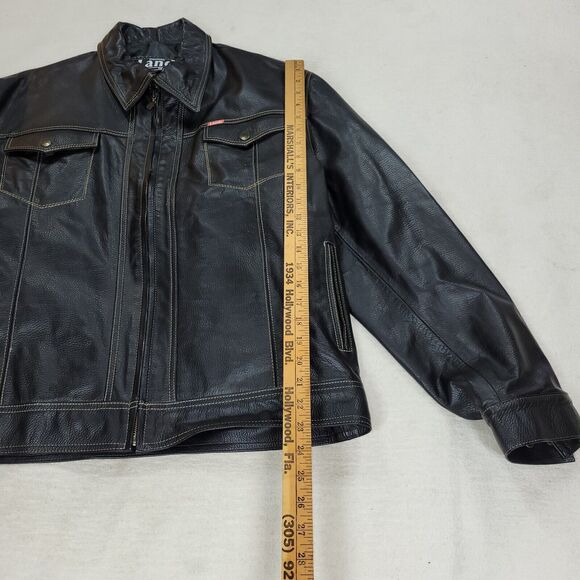 Vintage Wilsons Maxima Jacket Womens Sz Large Black Leather Motorcycle Gorpcore - Picture 8 of 16